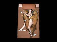 Anime slut getting fuck by two dogs beast tubes