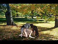 Beastiality hentai porn with dog