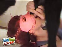 Ariel dog porn tube with a bitch