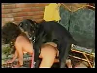 Free animal sex movies with a petite chick