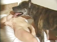 Blonde babe got caught having sex with dog xxx