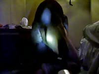 Beastiality lover attracted dog to fuck her
