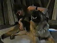 Vixen babe on hardcore animal sex