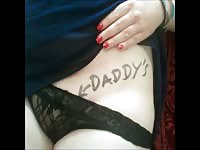 Public pussy rubbing by amateur