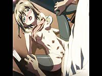 Petite anime chick got smashed by a matured man