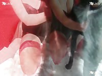 K9Lady - Hot slut making a dog cum animal xxx