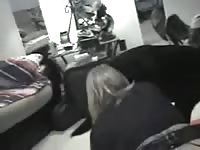 Blonde babe got her big ass pounded by dog porn