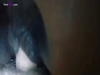 Horny man sex with an animal