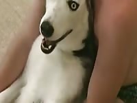 Hardcore beastiality sex with a hot husky