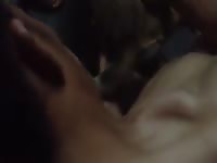 Amateur dog porno with naked man