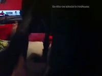 Canine dildo sucking a cock