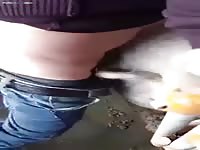Pig porn on zoo sex tv
