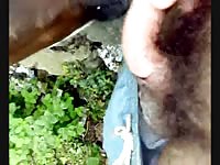 Hairy cock sucked on a farm xxx
