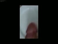 Man jerking off at the CR