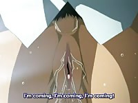Sexy hentai whore squirts while shivering