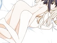 Two cute anime girls on a lesbian sex