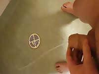 [ Scat Film ] Tiny dick of a man pissing