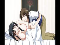 Hot hentai MILF gets fucked by her step son