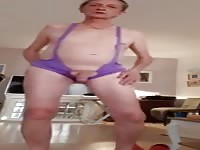 Faggot exposing his cock