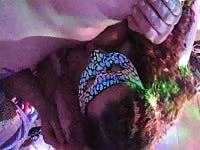 Masked whore deepthroats a monster cock