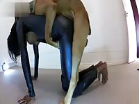 Teen gets banged by zoophilia dog